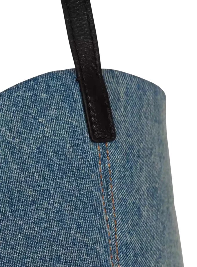 Borsa tote in denim Track Borsa tote in denim Track
