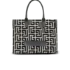 Borsa tote in jacquard con monogramma B-Army 42 e pelle Borsa tote in jacquard con monogramma B-Army 42 e pelle