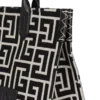 Borsa tote in jacquard con monogramma B-Army 42 e pelle Borsa tote in jacquard con monogramma B-Army 42 e pelle