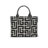 Borsa tote in jacquard con monogramma B-Army e pelle Borsa tote in jacquard con monogramma B-Army e pelle