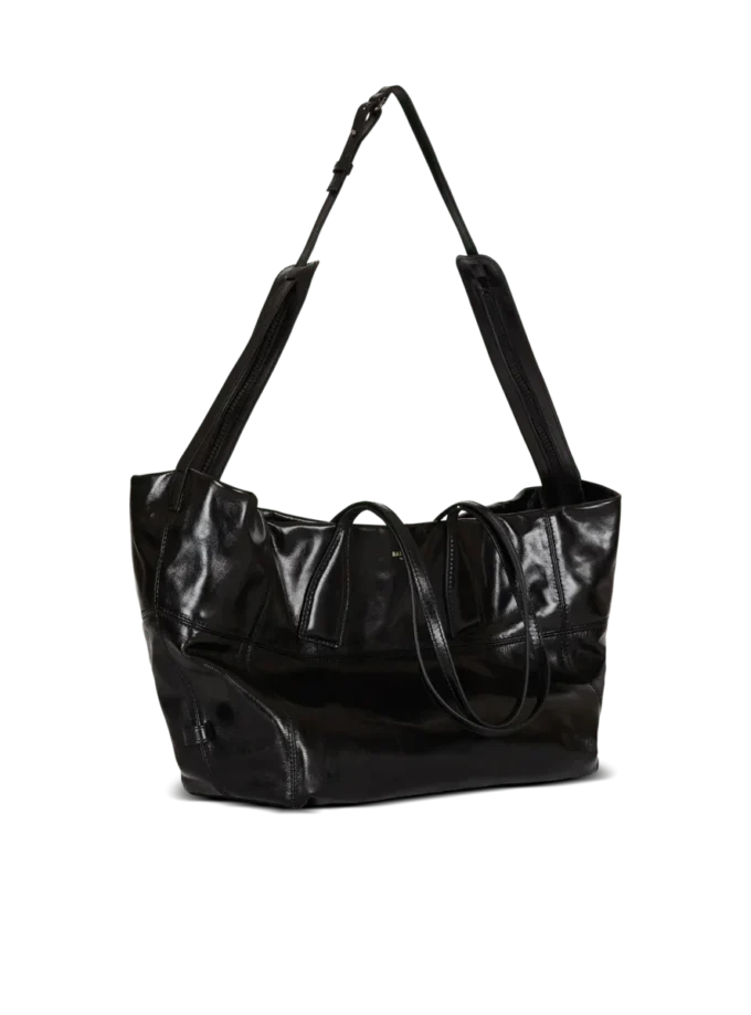 Borsa tote in pelle di vitello Track Zips Borsa tote in pelle di vitello Track Zips