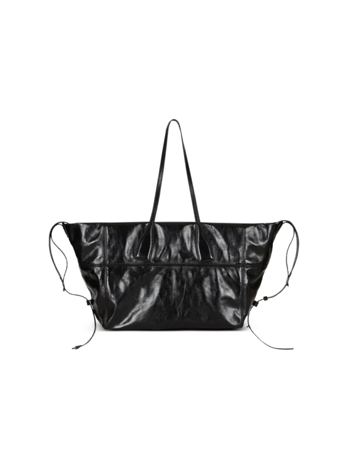 Borsa tote in pelle di vitello Track Zips Borsa tote in pelle di vitello Track Zips