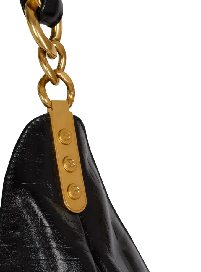 Borsa tote in pelle stropicciata 1945 Soft Hobo con monogramma Borsa tote in pelle stropicciata 1945 Soft Hobo con monogramma