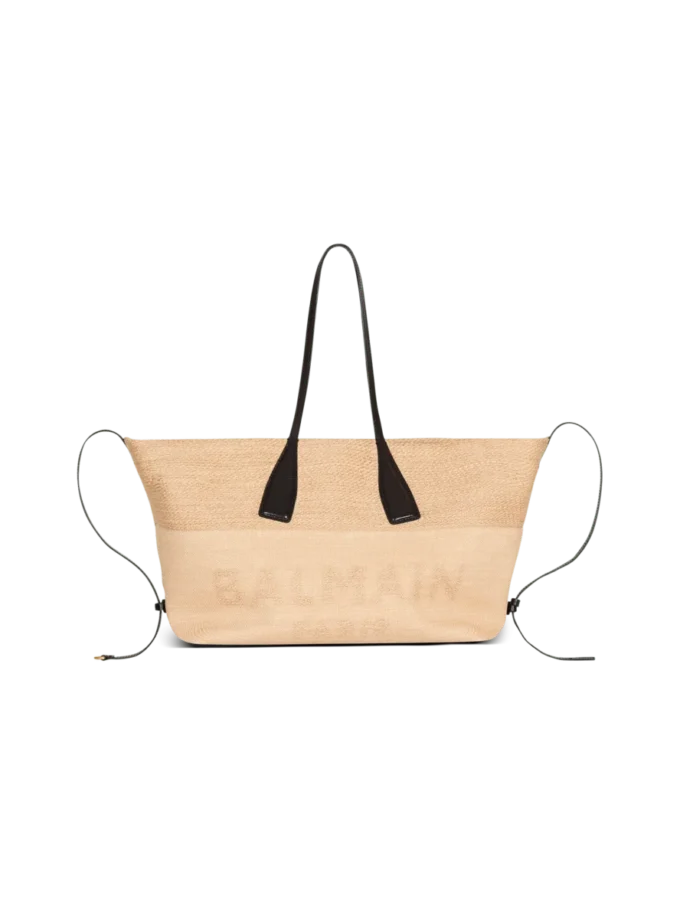 Borsa tote in rafia Track Borsa tote in rafia Track
