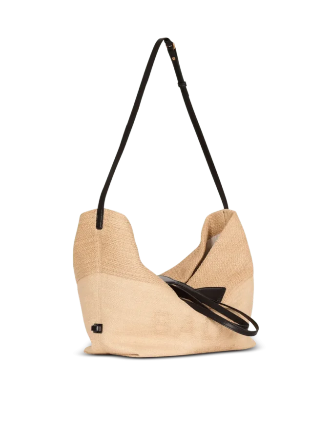 Borsa tote in rafia Track Borsa tote in rafia Track