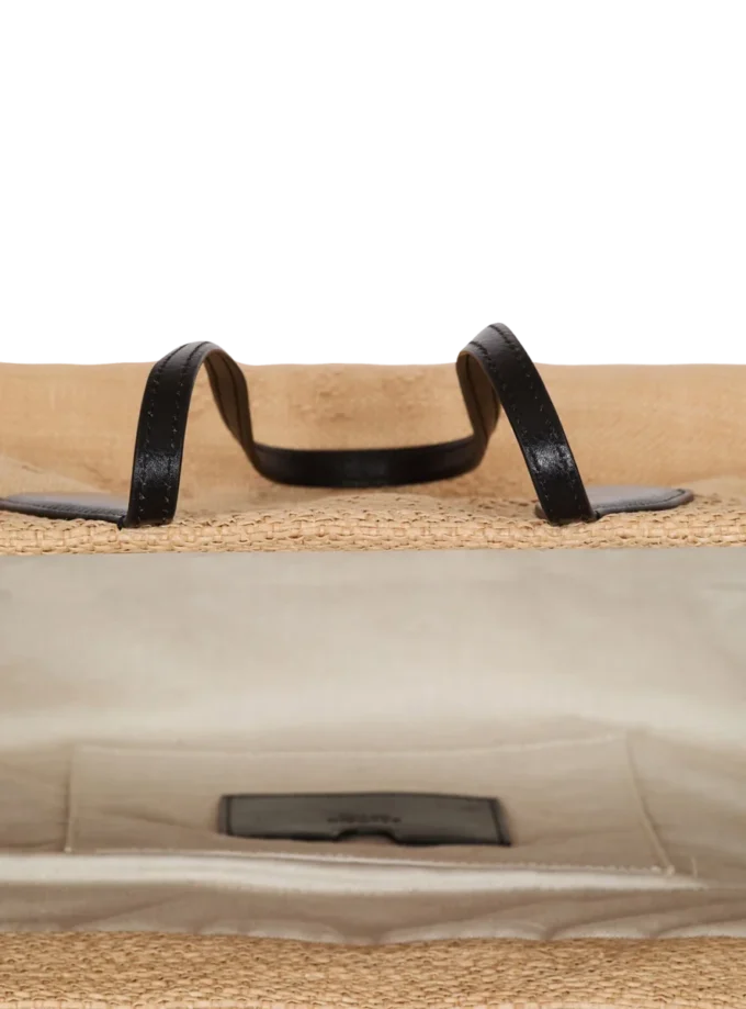 Borsa tote in rafia Track Borsa tote in rafia Track