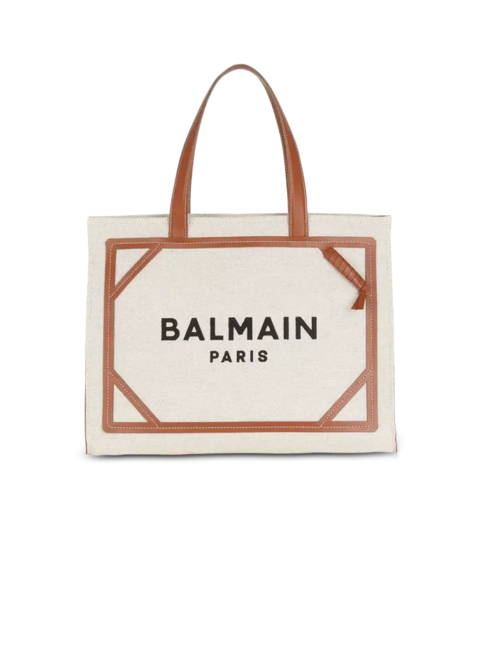 Borsa tote in tela B-Army 42 con dettagli in pelle Borsa tote in tela B-Army 42 con dettagli in pelle