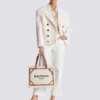 Borsa tote in tela B-Army 42 con dettagli in pelle Borsa tote in tela B-Army 42 con dettagli in pelle