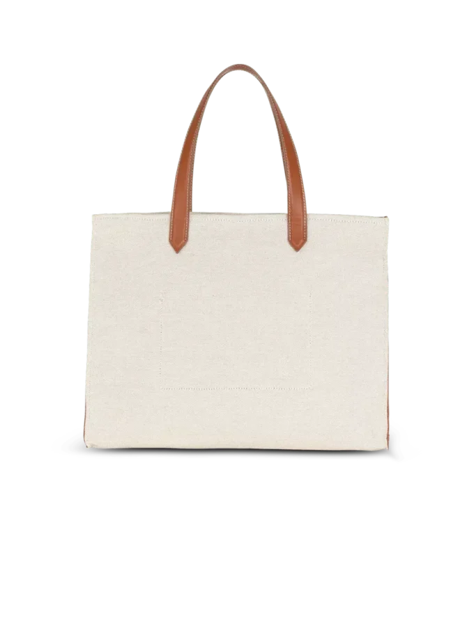 Borsa tote in tela B-Army 42 con dettagli in pelle Borsa tote in tela B-Army 42 con dettagli in pelle
