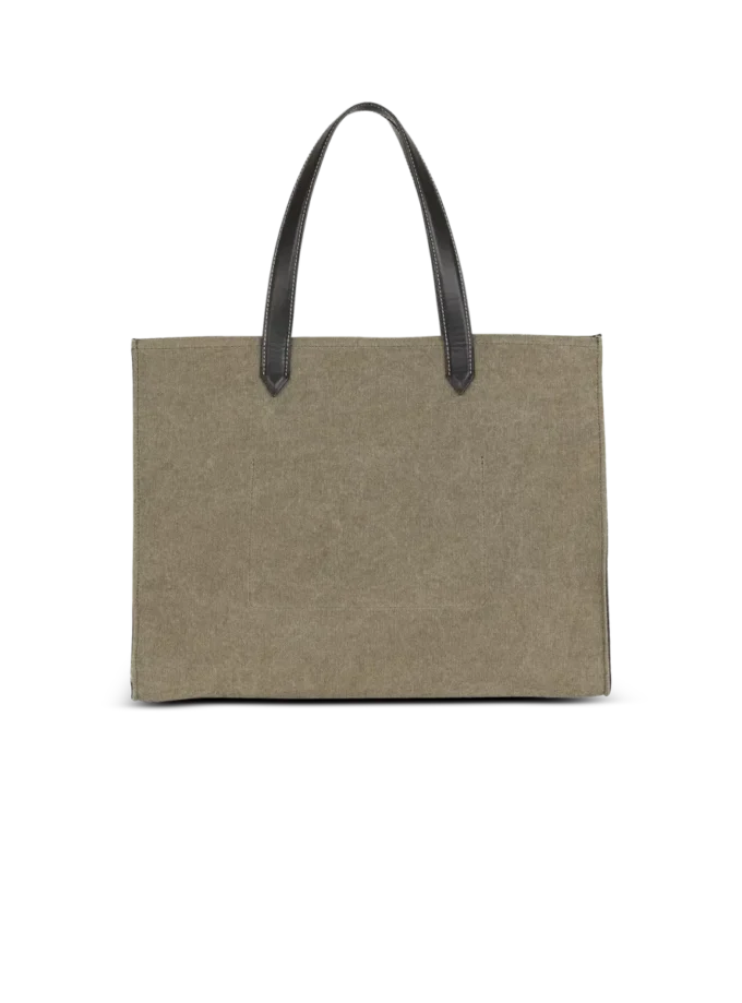 Borsa tote in tela B-Army 42 con dettagli in pelle Borsa tote in tela B-Army 42 con dettagli in pelle