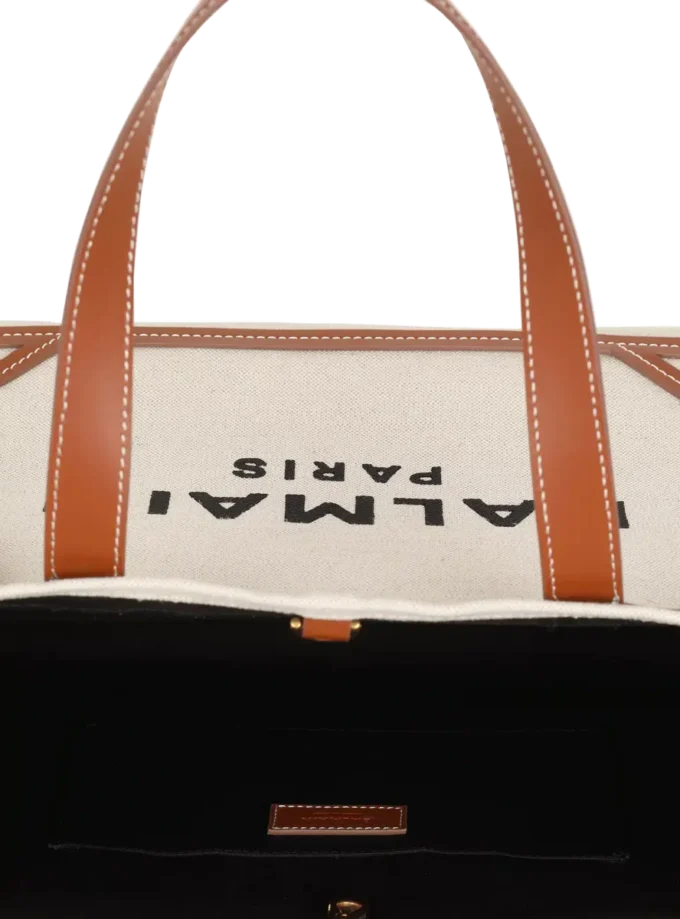 Borsa tote in tela B-Army 42 con dettagli in pelle Borsa tote in tela B-Army 42 con dettagli in pelle