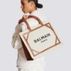 Borsa tote in tela B-Army 42 con dettagli in pelle Borsa tote in tela B-Army 42 con dettagli in pelle