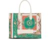 Borsa tote media B-Army in tela stampata Borsa tote media B-Army in tela stampata