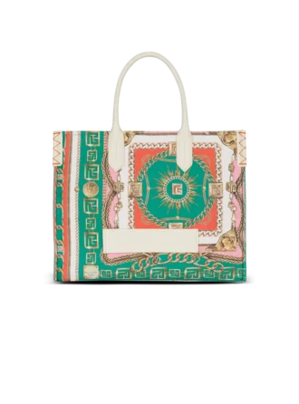 Borsa tote media B-Army in tela stampata