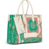 Borsa tote media B-Army in tela stampata Borsa tote media B-Army in tela stampata