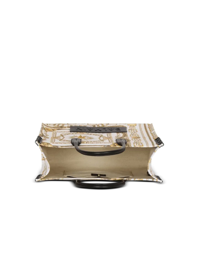 Borsa tote media B-Army in tela stampata Borsa tote media B-Army in tela stampata