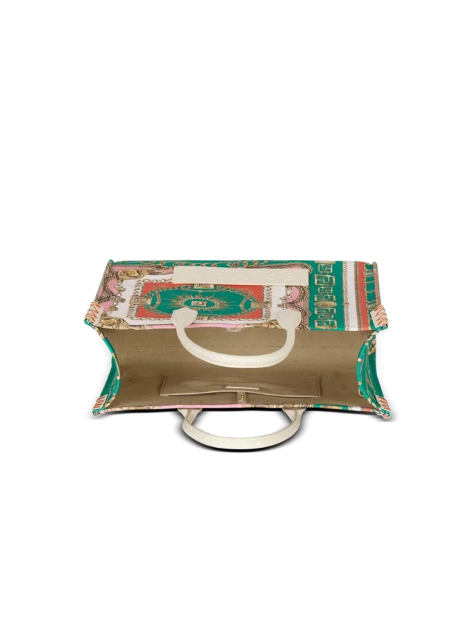 Borsa tote media B-Army in tela stampata Borsa tote media B-Army in tela stampata