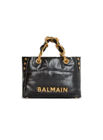 Borsa tote piccola 1945 in pelle di vitello craquelé