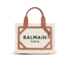 Borsa tote piccola B-Army in tela e pelle Borsa tote piccola B-Army in tela e pelle
