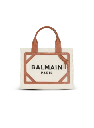 Borsa tote piccola B-Army in tela e pelle