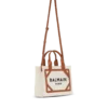 Borsa tote piccola B-Army in tela e pelle Borsa tote piccola B-Army in tela e pelle