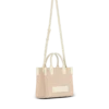 Borsa tote piccola B-Army in tela monogrammata e pelle Borsa tote piccola B-Army in tela monogrammata e pelle