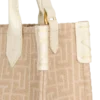Borsa tote piccola B-Army in tela monogrammata e pelle Borsa tote piccola B-Army in tela monogrammata e pelle