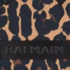 Borsa tote piccola in tela con stampa leopardata B-Army Borsa tote piccola in tela con stampa leopardata B-Army