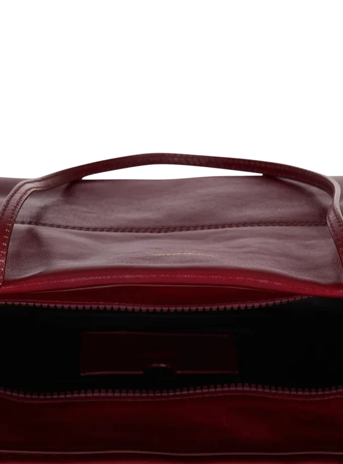 Borsa tote Small Track Zips in pelle di vitello Borsa tote Small Track Zips in pelle di vitello