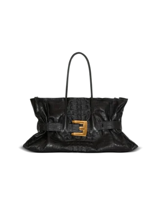Borsa XL Anthem in pelle di vitello goffrata con stampa cocco