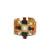 Bracciale barocco con catene e perline Bracciale barocco con catene e perline