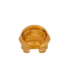 Bracciale rigido in ottone effetto bambù