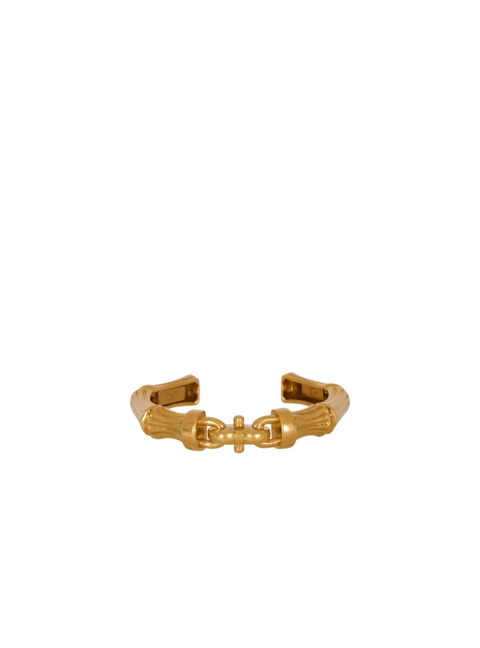 Bracciale Sync in ottone effetto bambù