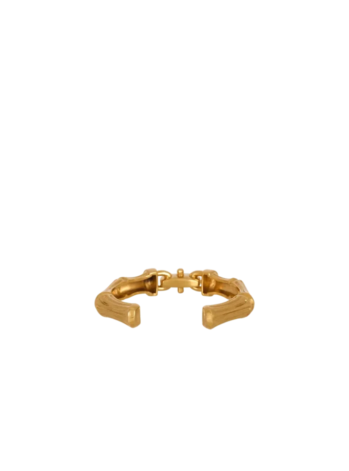 Bracciale Sync in ottone effetto bambù