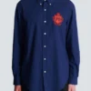 Camicia College Emblem in cotone Oxford Camicia College Emblem in cotone Oxford