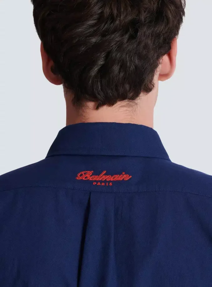 Camicia College Emblem in cotone Oxford Camicia College Emblem in cotone Oxford