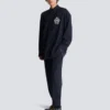 Camicia College Emblem in lana a righe