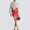 Camicia con fiocco e stampa “Love Letter” Camicia con fiocco e stampa “Love Letter”