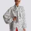 Camicia con fiocco e stampa “Love Letter” Camicia con fiocco e stampa “Love Letter”