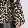Camicia con volant e stampa leopardata Camicia con volant e stampa leopardata