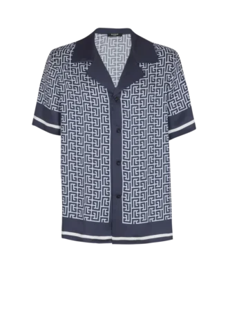 Camicia da pigiama con monogramma
