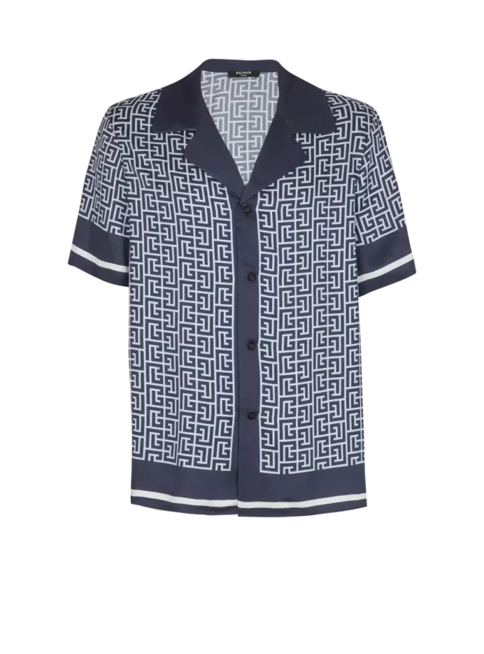 Camicia da pigiama con monogramma Camicia da pigiama con monogramma