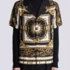 Camicia da pigiama stampata con motivo Foulard Chaînes Camicia da pigiama stampata con motivo Foulard Chaînes