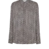 Camicia fluida con monogramma Camicia fluida con monogramma