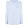 Camicia in cotone ricamata Balmain Écusson Camicia in cotone ricamata Balmain Écusson