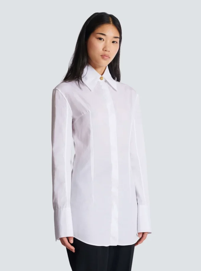 Camicia in popeline di cotone Camicia in popeline di cotone
