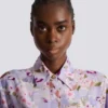Camicia in popeline di cotone stampato Camicia in popeline di cotone stampato