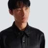 Camicia in seta con cristalli