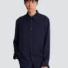 Camicia jacquard con monogramma