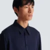 Camicia jacquard con monogramma